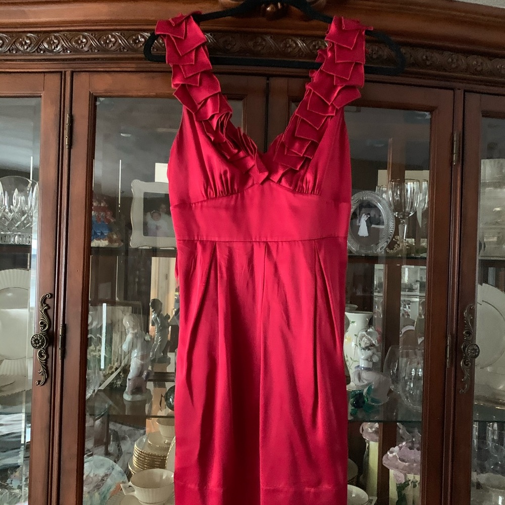 Red special occasion dress